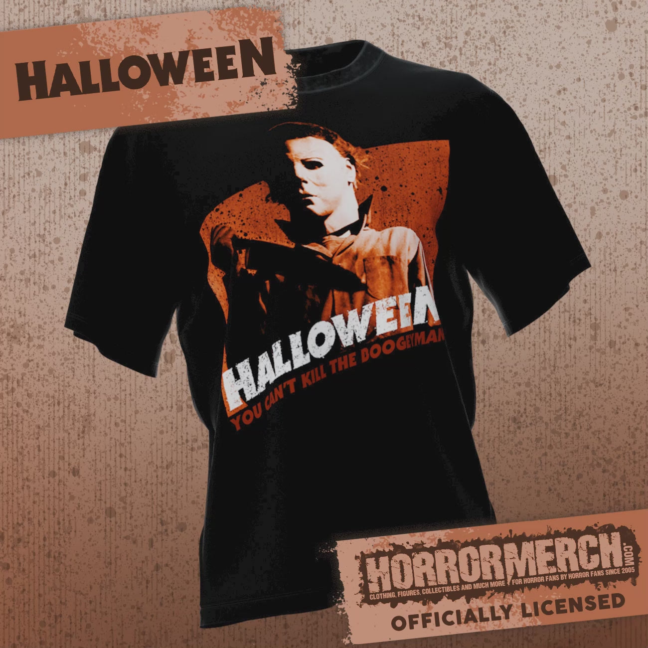 Load video: &#39;- [Exclusive] Halloween - Cant Kill The Boogeyman (English) [Mens Shirt]