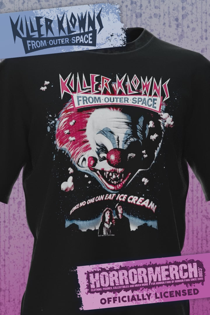 Load video: Killer Klowns From Outer Space - Poster [Mens Shirt]