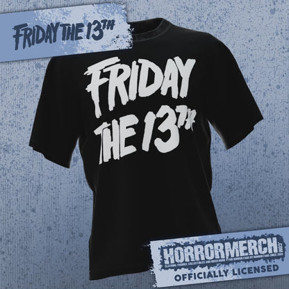 Friday The 13th - Poster (Multiple Colors)  (Front And Back Print) [Mens Shirt]