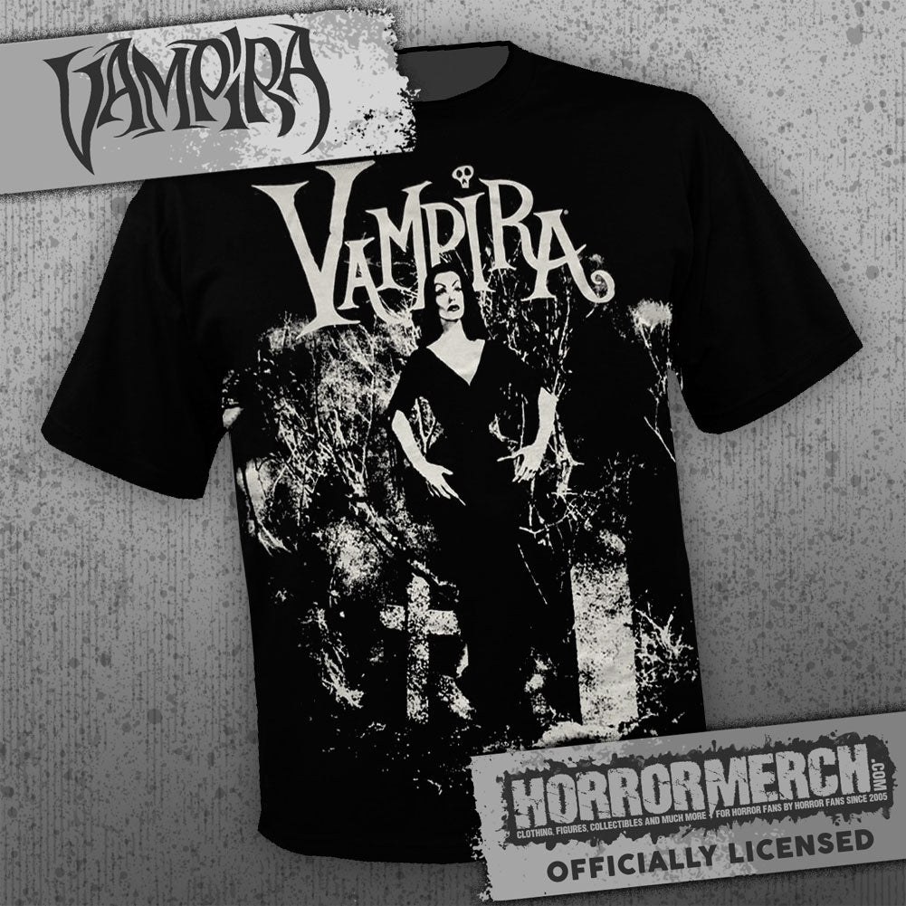 Vampira - Graveyard (All Over Front Print) [Mens Shirt]
