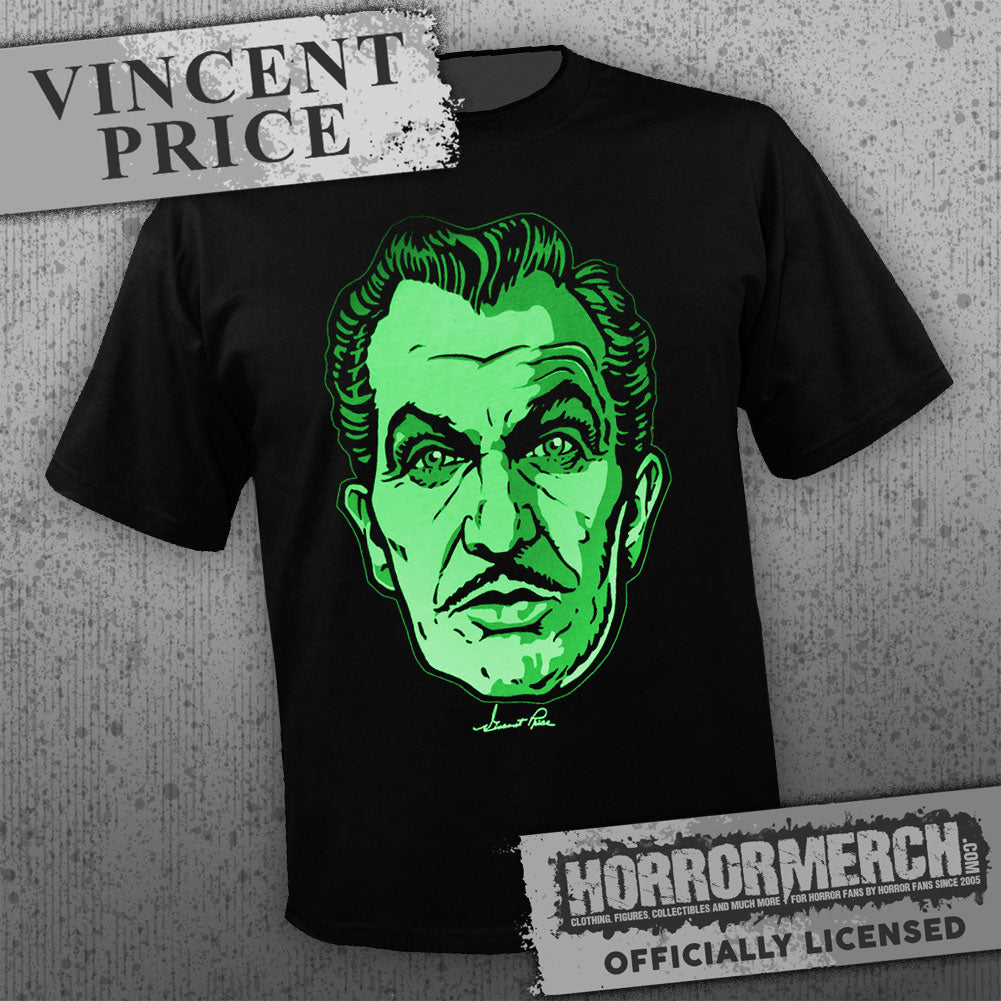 Vincent Price - Face (Green) [Mens Shirt]