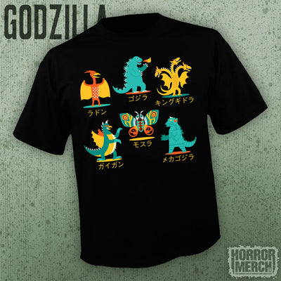 Godzilla - Cast [Mens Shirt]