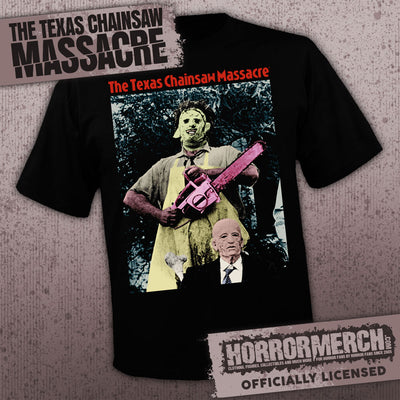 Texas Chainsaw Massacre - Leatherface And Grandpa (Color) [Mens Shirt]