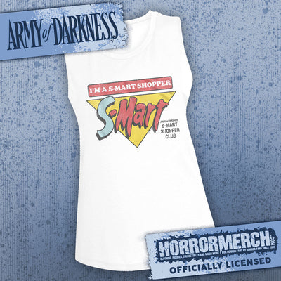Army Of Darkness - S-Mart (White) [Womens High Neck Tanktop]
