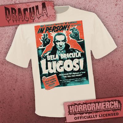 Bela Lugosi - In Person (Cream) [Mens Shirt]