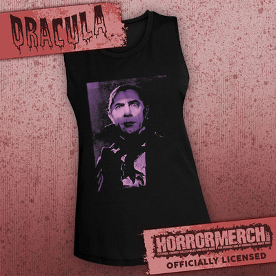 Dracula - Purple Shadows (Bela Lugosi) [Womens High Neck Tanktop]