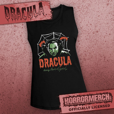 Dracula - Spider Web (Bela Lugosi) [Womens High Neck Tanktop]