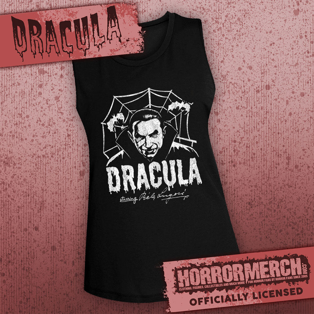 Dracula - Web (B&W) [Womens High Neck Tanktop]