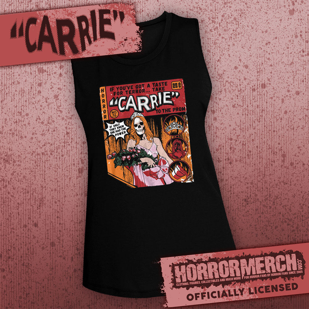 Carrie - Comic [Womens High Neck Tanktop]