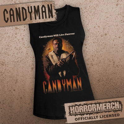Candyman - Live Forever [Womens High Neck Tanktop]