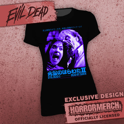 '- [Exclusive] Evil Dead - Blue Poster [Womens Shirt]