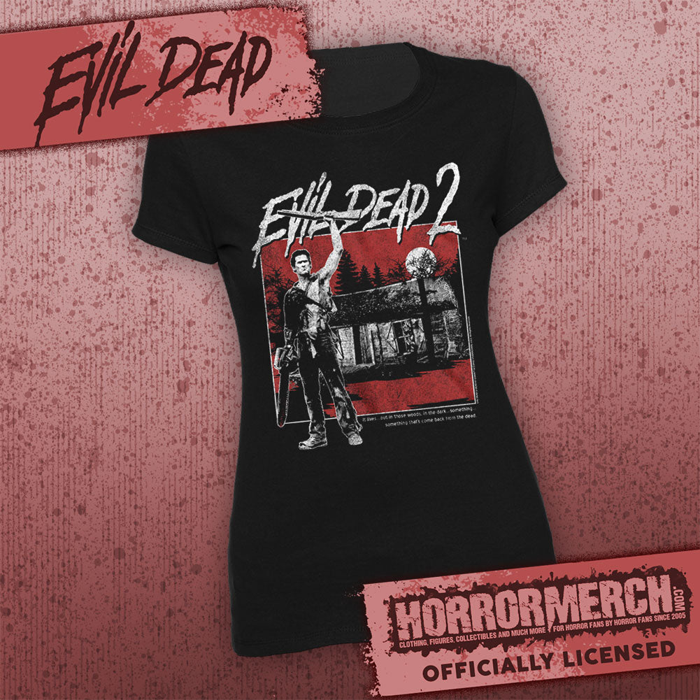 Evil Dead - Cabin (BW) [Womens Shirt]