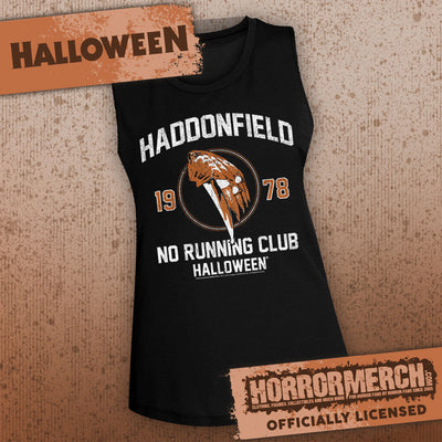 Halloween - Haddonfield No Running Club [Womens High Neck Tanktop]