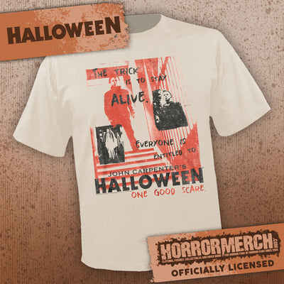 Halloween - One Good Scare (Cream) [Mens Shirt]