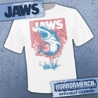 Jaws - Bloodpool (White) [Mens Shirt]