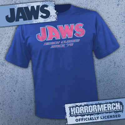 Jaws - Closing Beaches (Blue) [Mens Shirt]