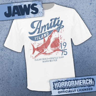 Jaws - Amity 1975 (Shark-White) [Mens Shirt]