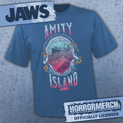 Jaws - Amity Island (Jaws - Blue) [Mens Shirt]