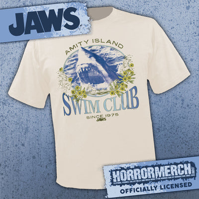 Jaws - Swim Club (Cream) [Mens Shirt]