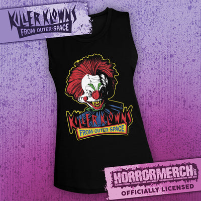 Killer Klowns From Outer Space - Rudy Close Up [Womens High Neck Tanktop]