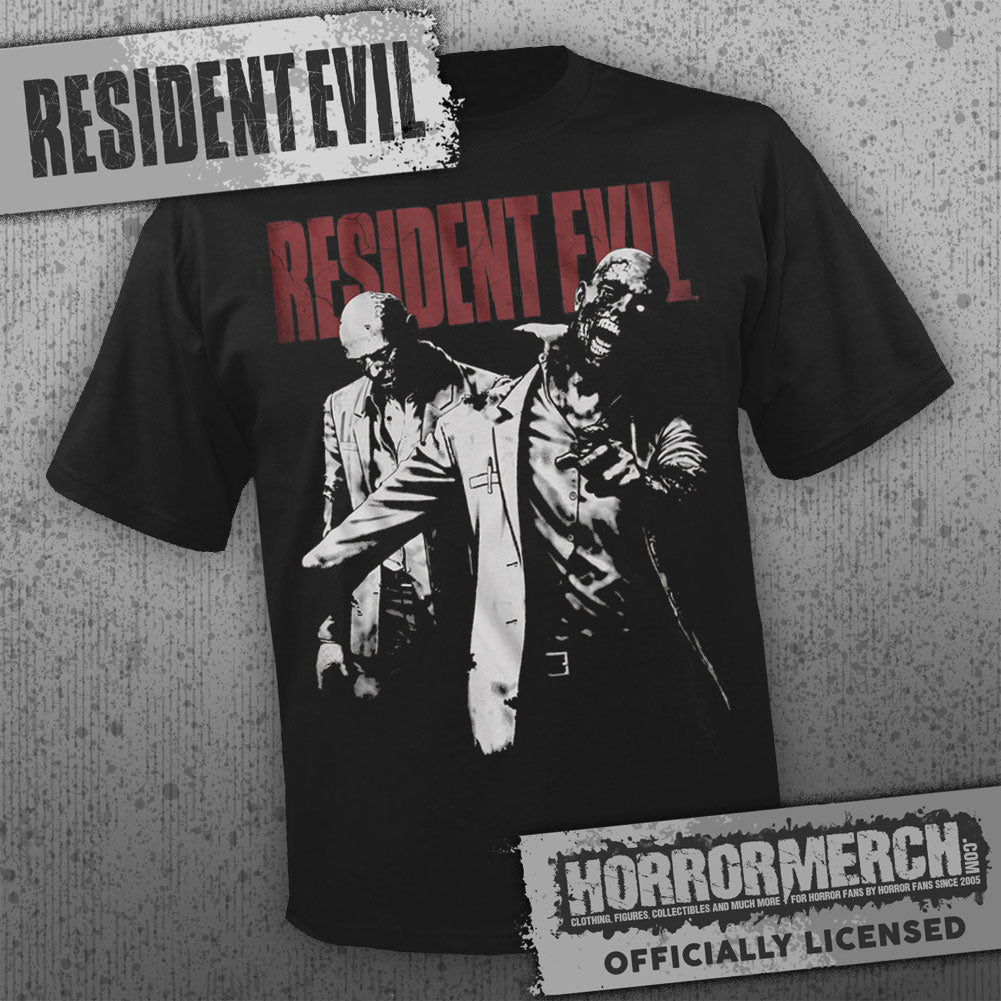 Resident Evil - Logo (Coal) [Mens Shirt]