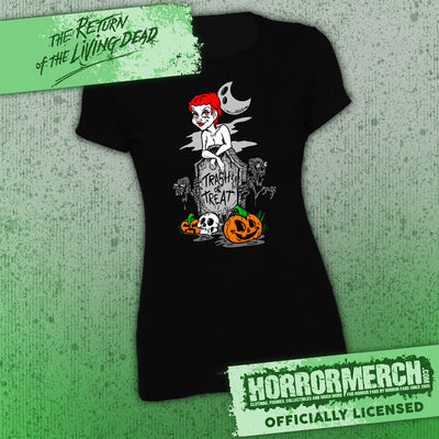 [Exclusive] Return Of The Living Dead - Trash Or Treat (Black) [Womens Shirt]