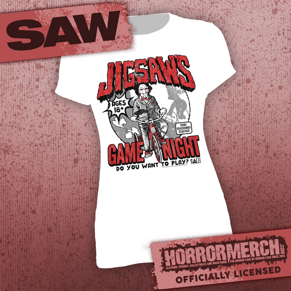 Saw - Game Night (White) [Womens Shirt]