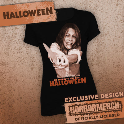 [Exclusive] Halloween - Laurie (Black) [Womens Shirt]