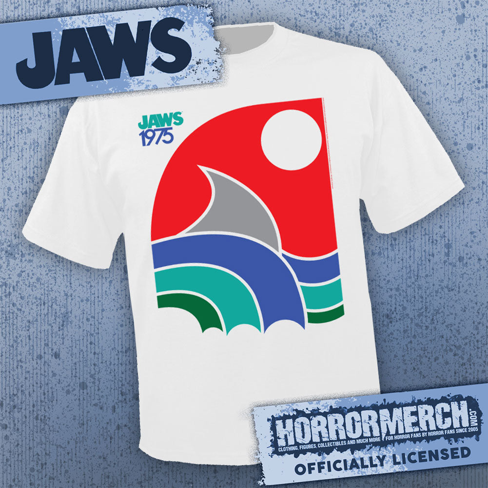 Jaws - 1975 (White) [Mens Shirt]