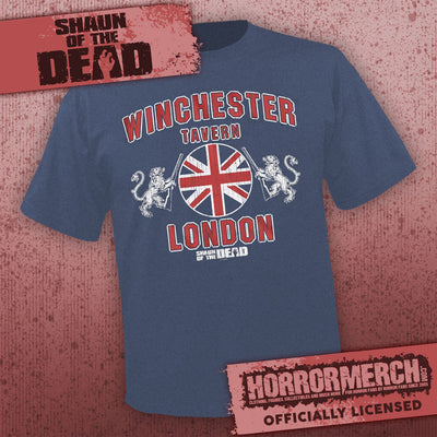 Shaun Of The Dead - Winchester (Blue Heather) [Mens Shirt]