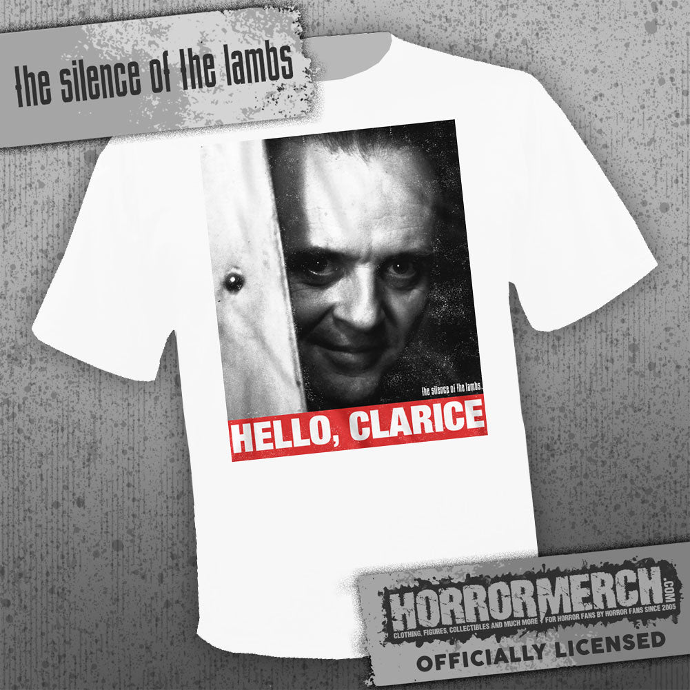 Silence Of The Lambs - Hello Clarie (White) [Mens Shirt]
