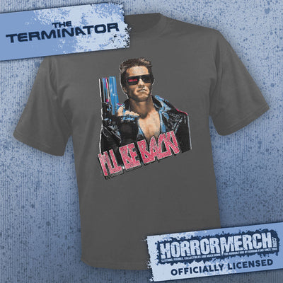 Terminator - I'll Be Back (Gray) [Mens Shirt]