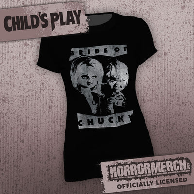 Childs Play - Bride Of Chucky Photo (Black) [Womens Shirt]