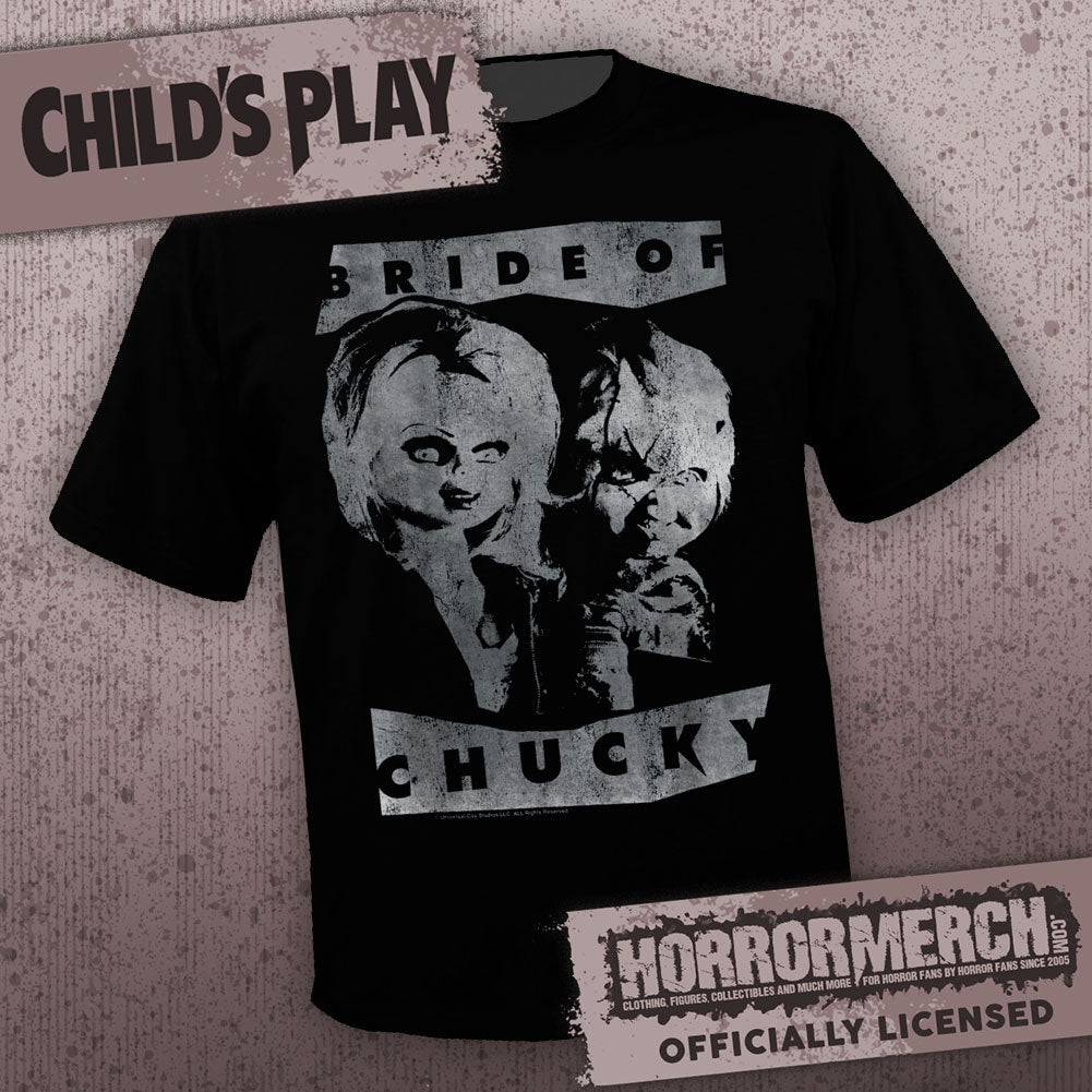 Childs Play - Bride Of Chucky Photo (Black) [Mens Shirt]