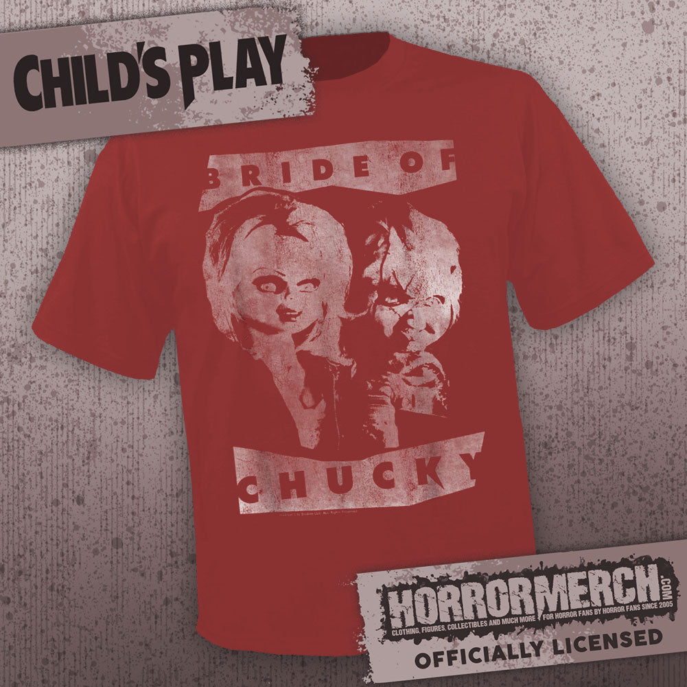 Childs Play - Bride Of Chucky Photo (Red) [Mens Shirt]