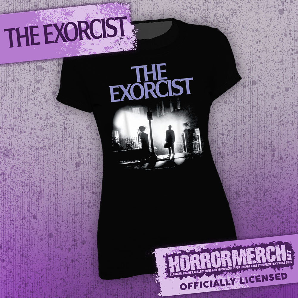 Exorcist - Poster (Purple Text) [Womens Shirt]