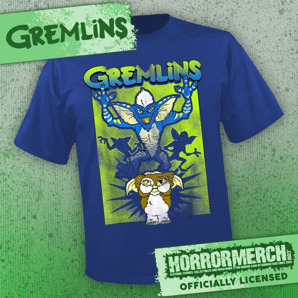 Gremlins - Behind You (Blue) [Mens Shirt]