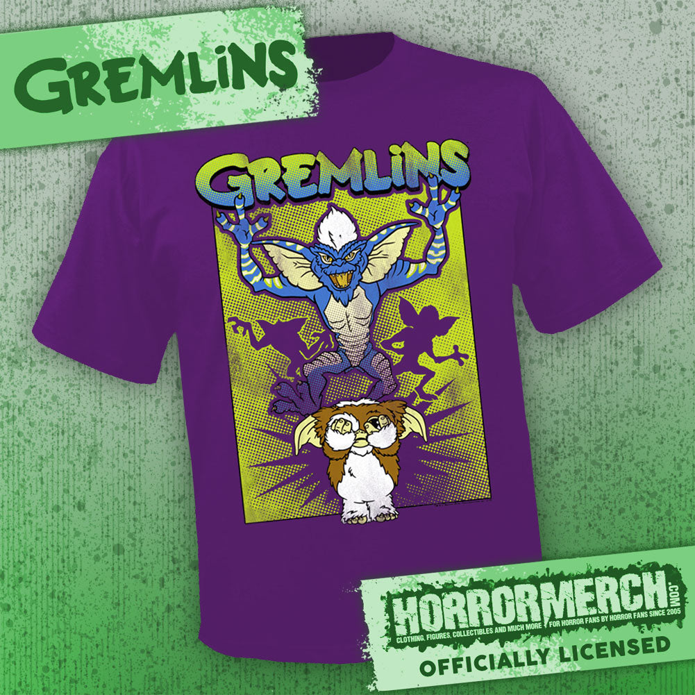 Gremlins - Behind You (Purple) [Mens Shirt]