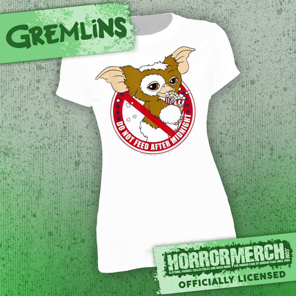 Gremlins - Do Not Feed After Midnight (White) [Womens Shirt]
