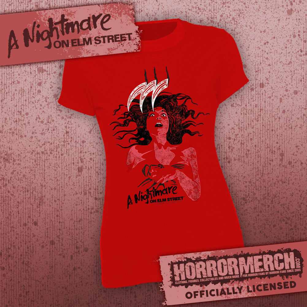 Nightmare On Elm Street - Claw (Red) [Womens Shirt]