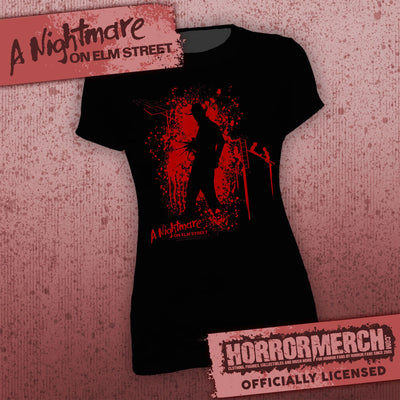 Nightmare On Elm Street - Freddy Splatter [Womens Shirt]