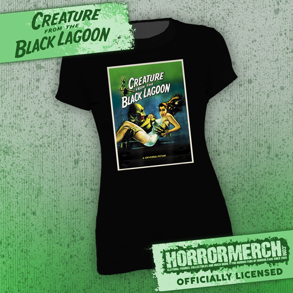 Creature From The Black Lagoon - Poster (Black) [Womens Shirt]