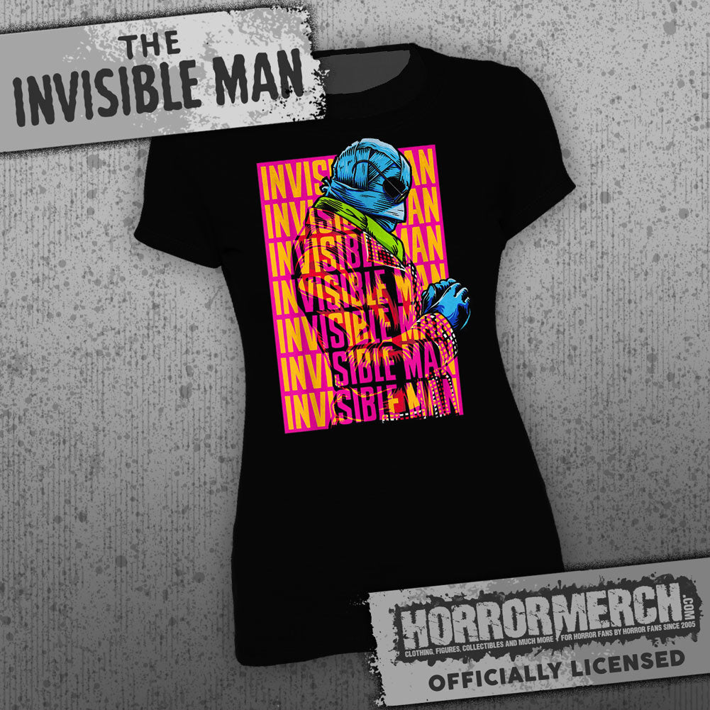 Invisible Man - Neon (Black) [Womens Shirt]