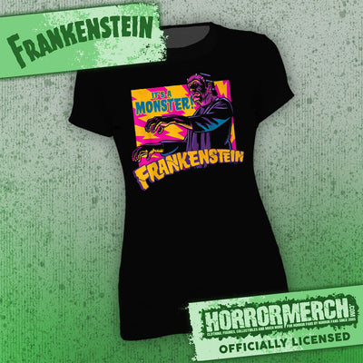 Frankenstein - Neon (Black) [Womens Shirt]