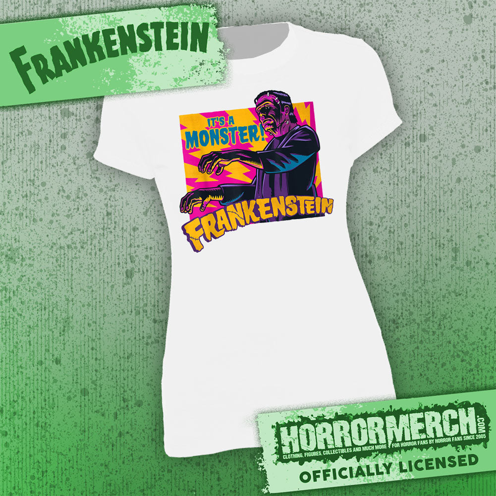 Frankenstein - Neon (White) [Womens Shirt]