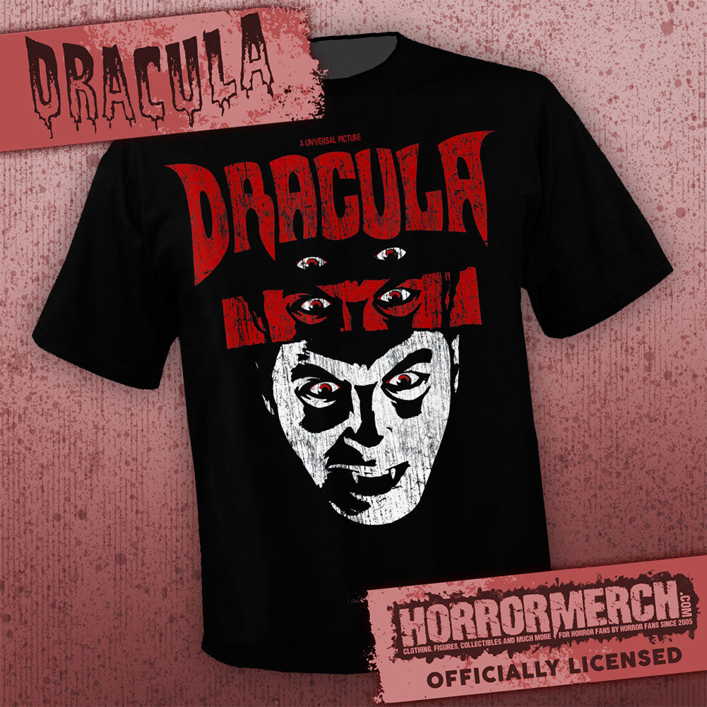 Dracula - Red Eyes (Black) [Mens Shirt]