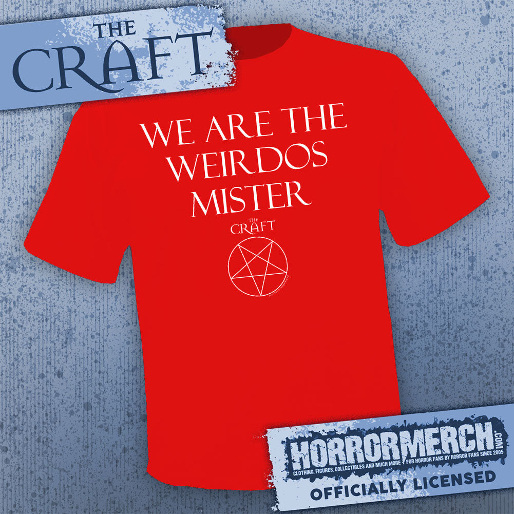 Craft - We Are The Weirdos (Pentagram - Red) [Mens Shirt]