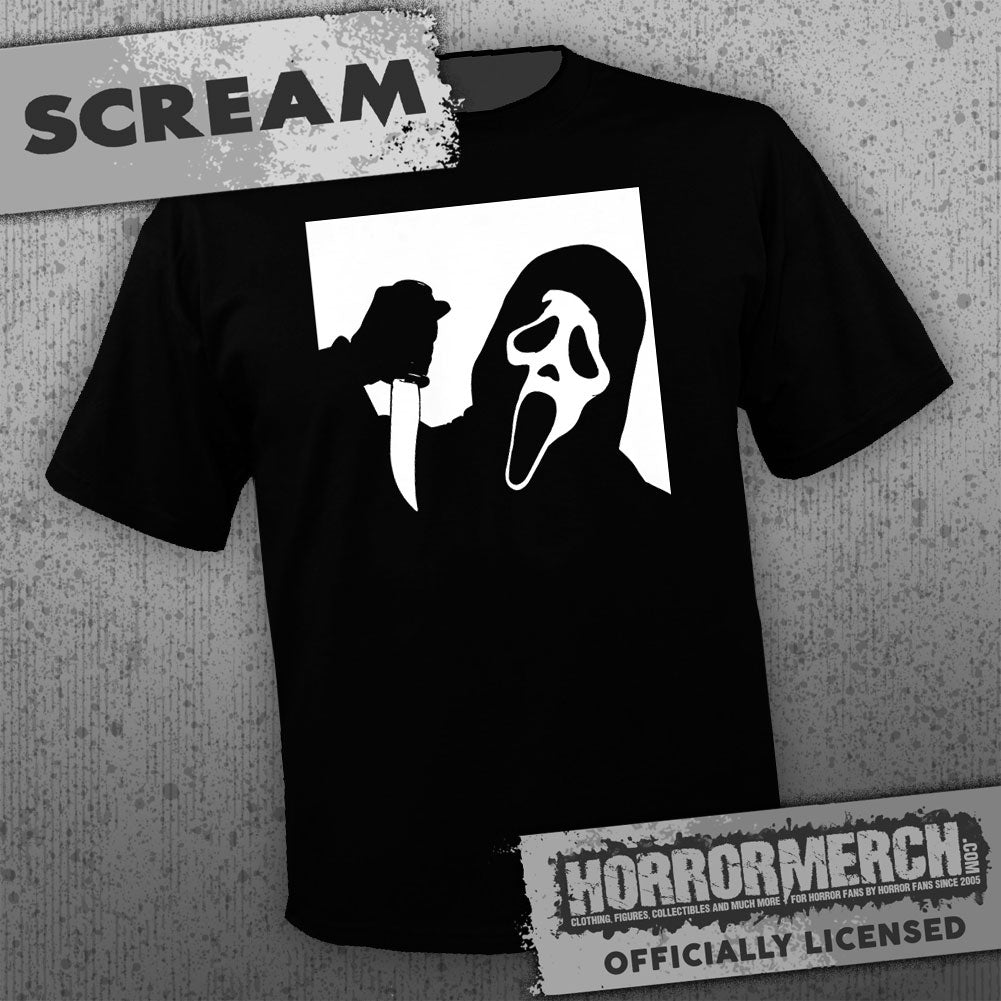 Scream - Poster (BW) [Mens Shirt]