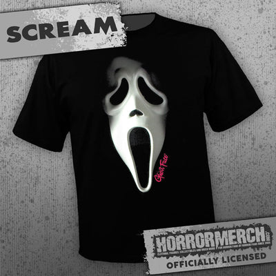 Scream - Close-Up (BW) [Mens Shirt]
