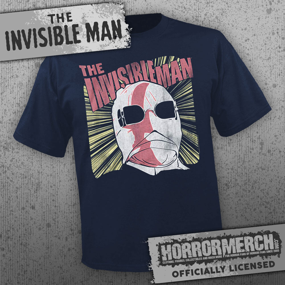 Invisible Man - Close-Up (Navy) [Mens Shirt]